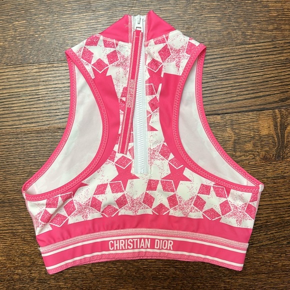 Christian Dior, pink and white star technical legging - Picture 7 of 8